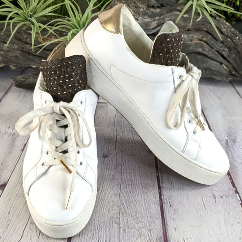 Michael Kors Mindy Low Top Lace Up Sneakers
